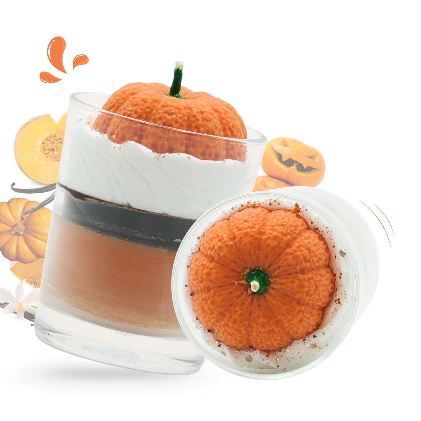 Herfst Pompoen Kaars