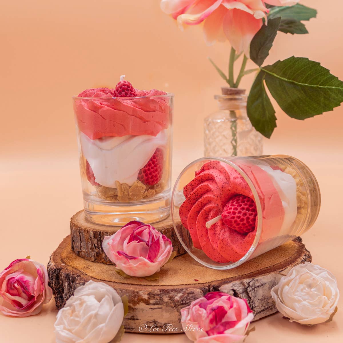 Wilde Aardbei Geurige Gourmet Kaars