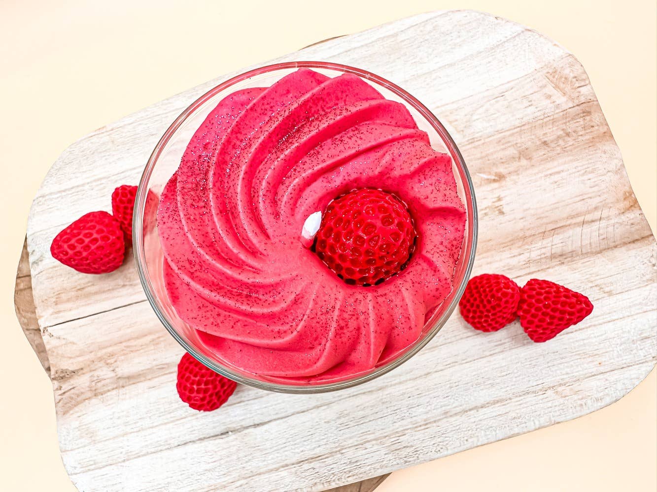 Wilde Aardbei Geurige Gourmet Kaars