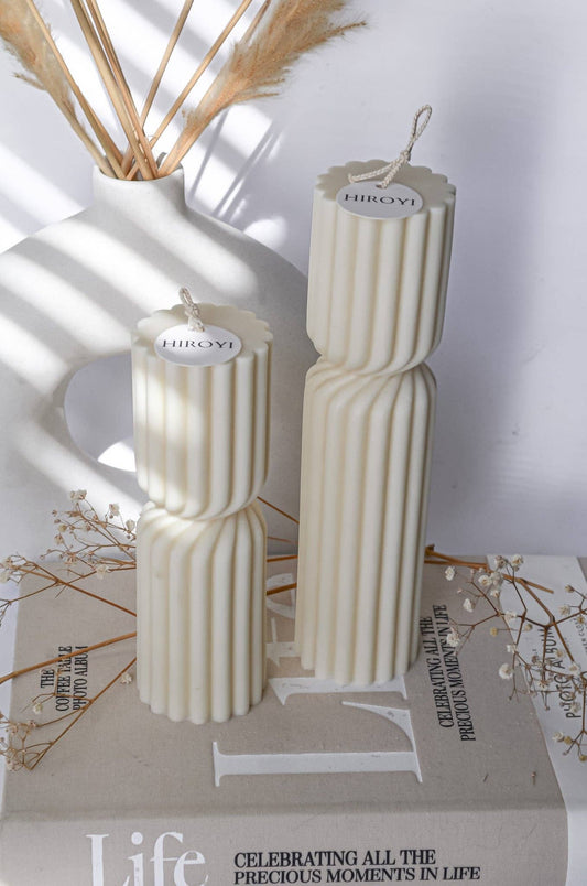 Velvet Twirl kaarsenpaar