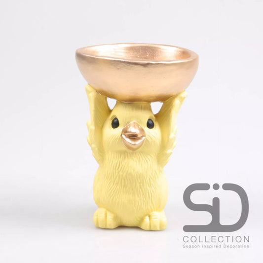 Vogel met Schaal β Geel | Aardewerk π¦πΏ