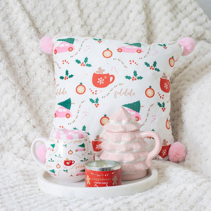 Sugarplum Leuke set met mok en sokken met kerstprint