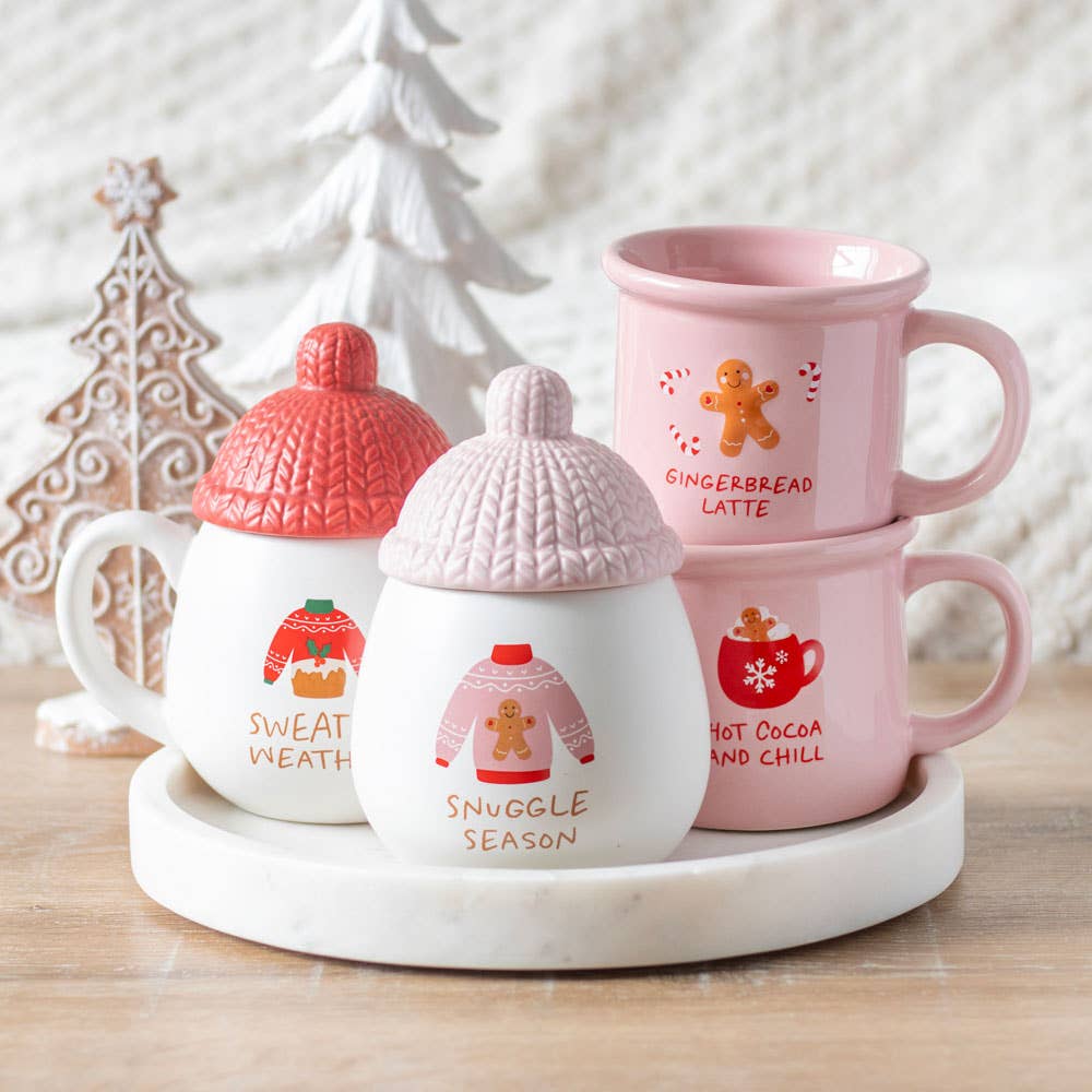 Roze Gingerbread Latte kerstmok