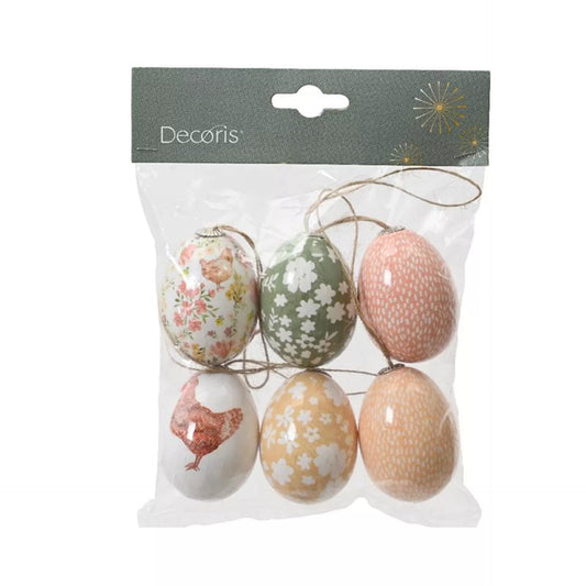 Paasei Set – 6 Stuks | Pastel 🥚🌸