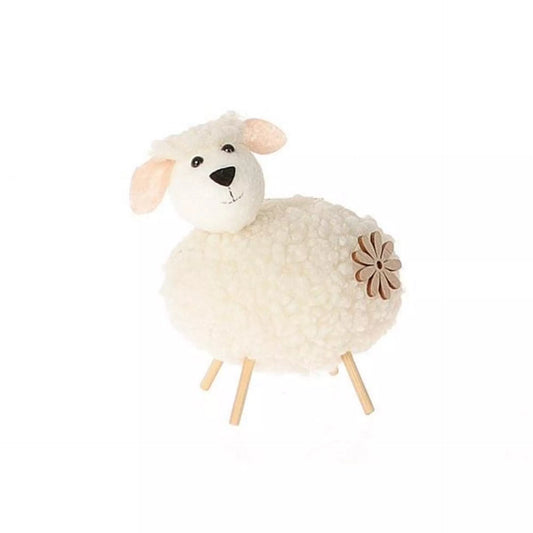Schattig Decoratief Schaap Ballap – Wit 🐑✨