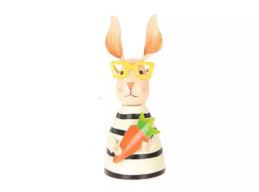 Metalen Haas met Wortel – HBX Natural Living 🐰🥕✨