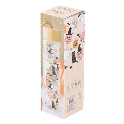 Groovy Ghost Halloween Print Glazen Waterfles