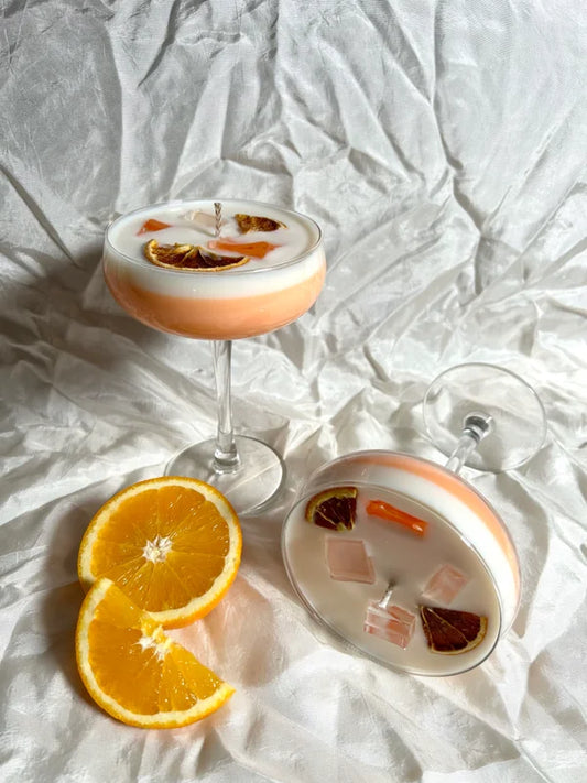 Orange Sour – Een Frisse en Pittige Cocktail Kaars 🍊✨